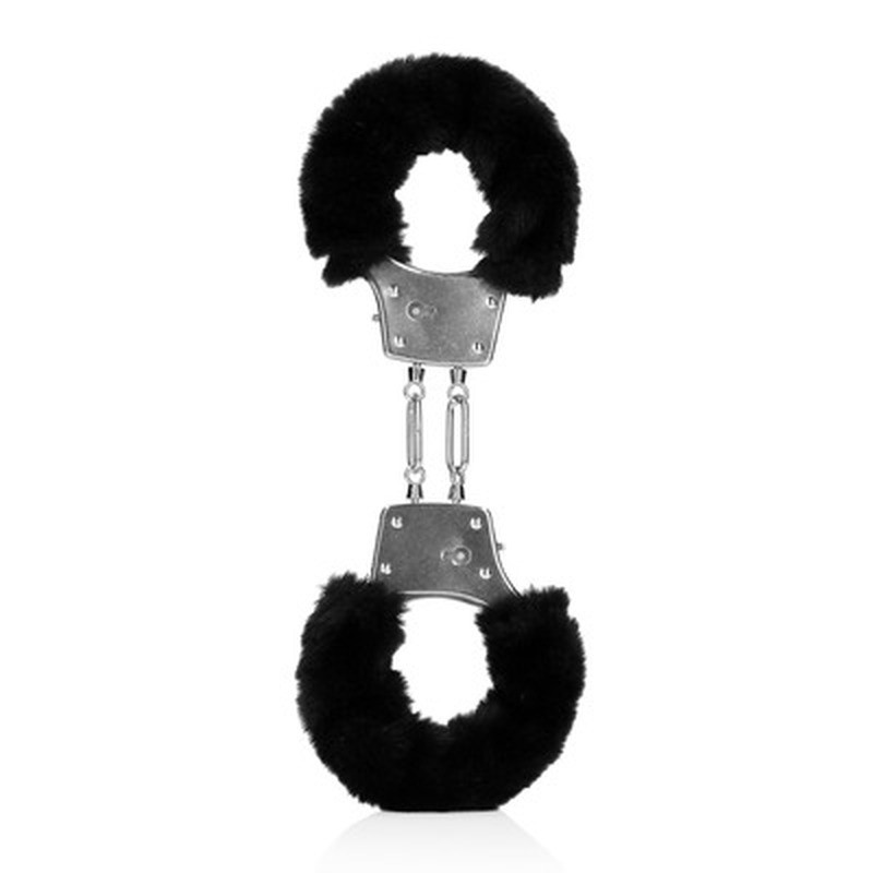 Manette con peluche furry metal nero ouch!