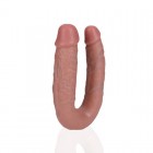 DILDO DOBLE U SHAPED DOUBLE DILDO 5 / 12,7 CM REALROCK