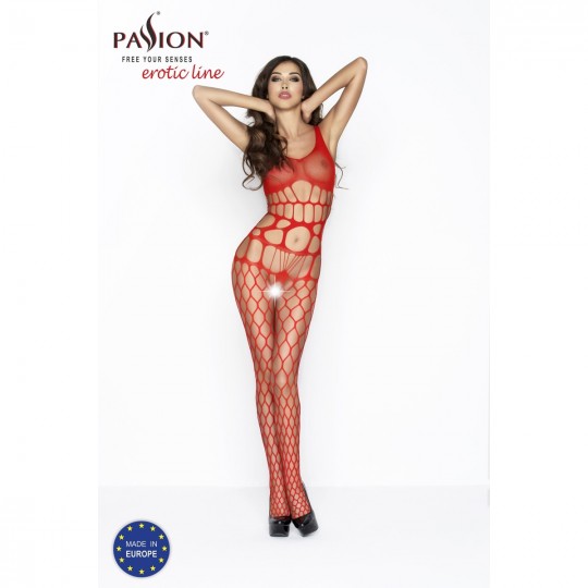 CATSUIT BS032 ROJO EROTIC LINE PASSION 