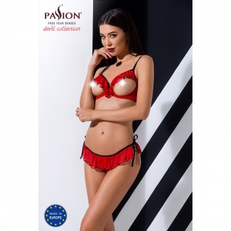 CONJUNTO DE 2 PIEZAS CHERRY ROJO DEVIL COLLECTION PASSION