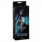 COLLAR Y CORREA NEGROS RIVET ARGUS TOYS 