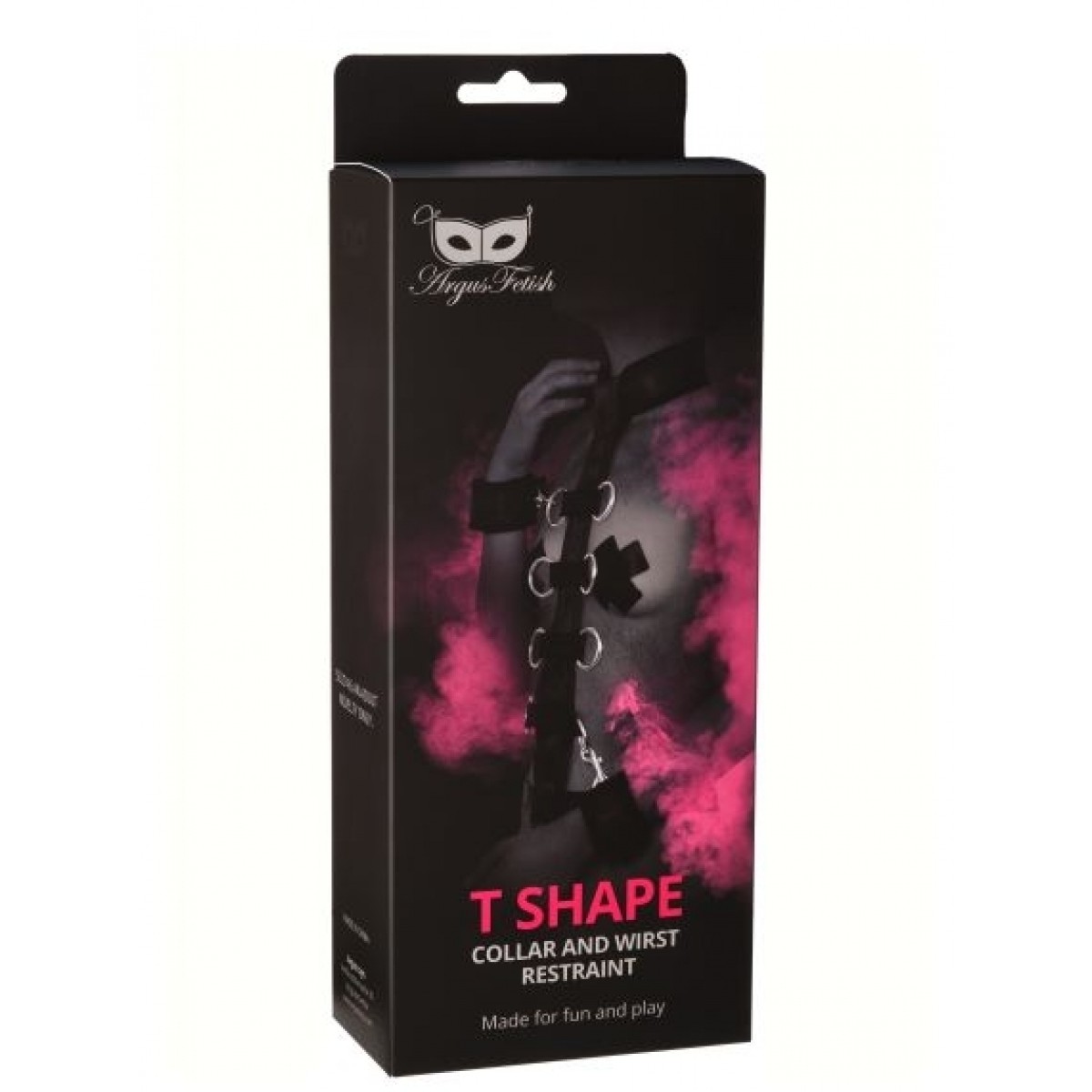 Collare con manette t shape argus fetish argus toys