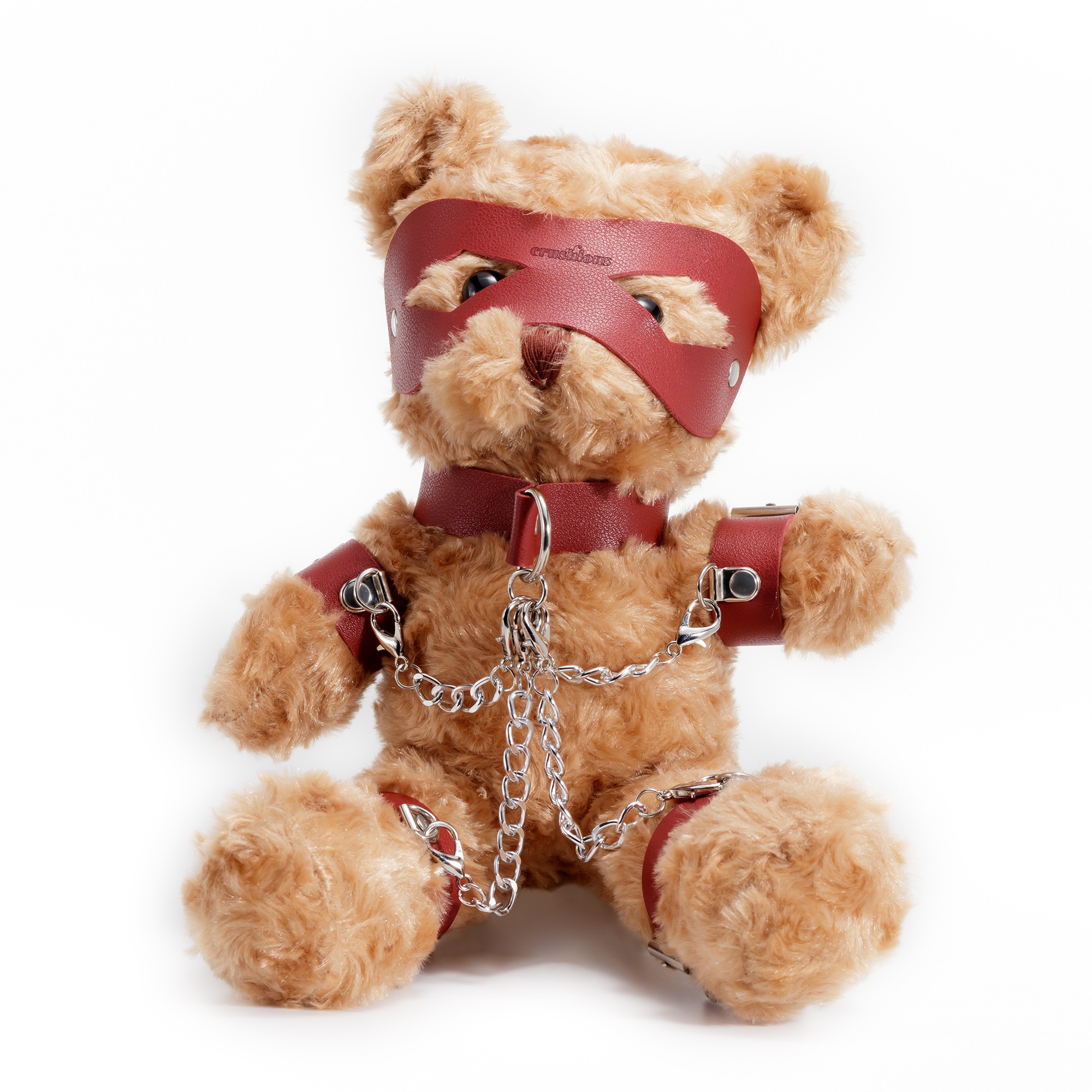 Orso teddy bondage crushito rosso 31CM crushious
