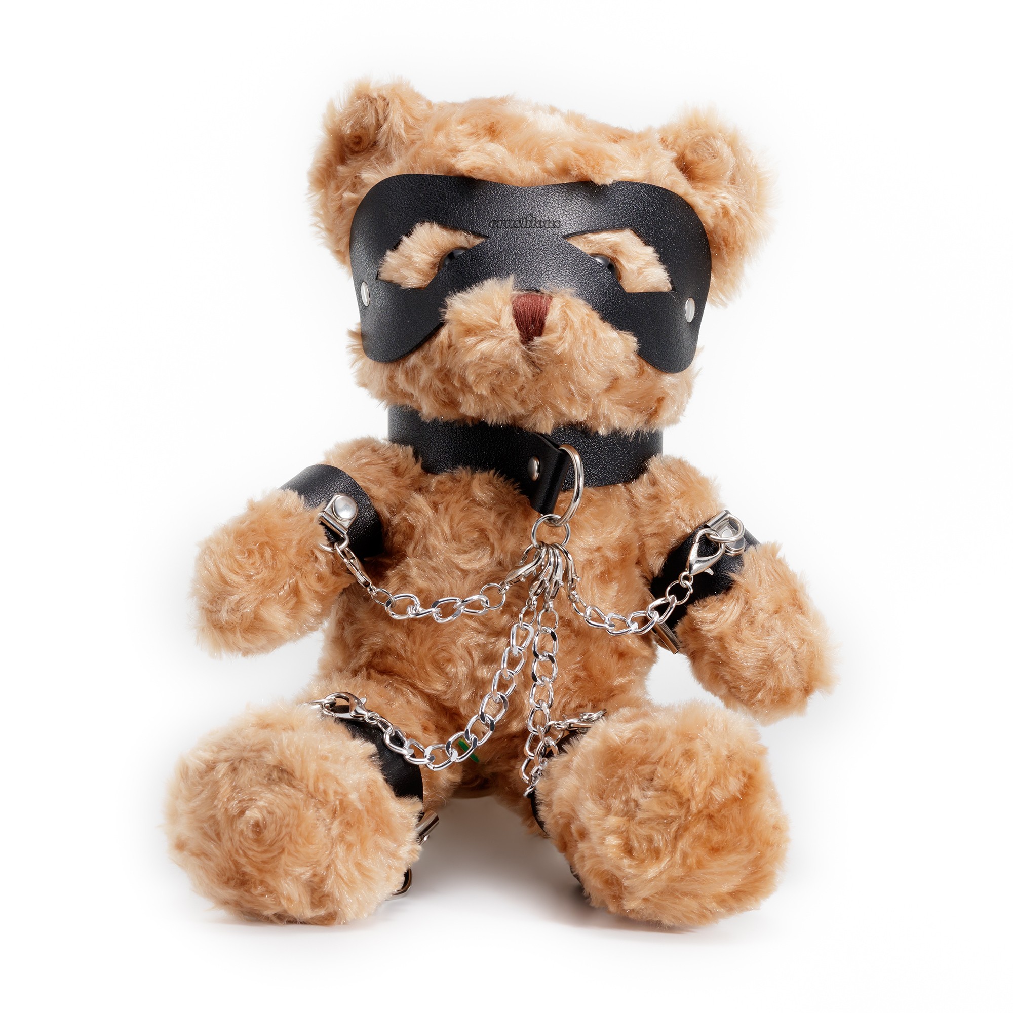 Orso teddy bondage crushito nero 31CM crushious