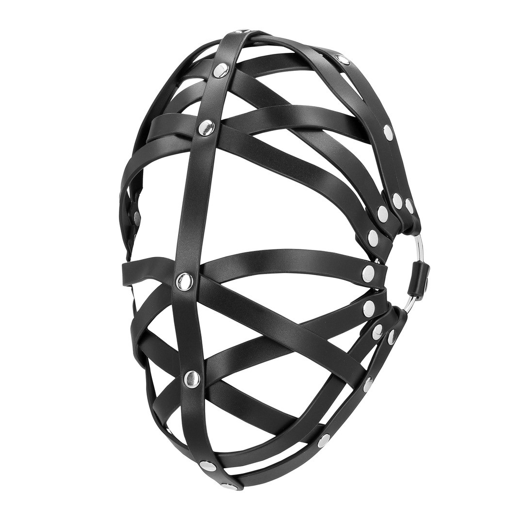 Ouch! – Cage maschera in pelle nera