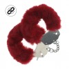 ESPOSAS DE FELPA HEAVY-DUTY FLUFFY BURDEOS OUCH!