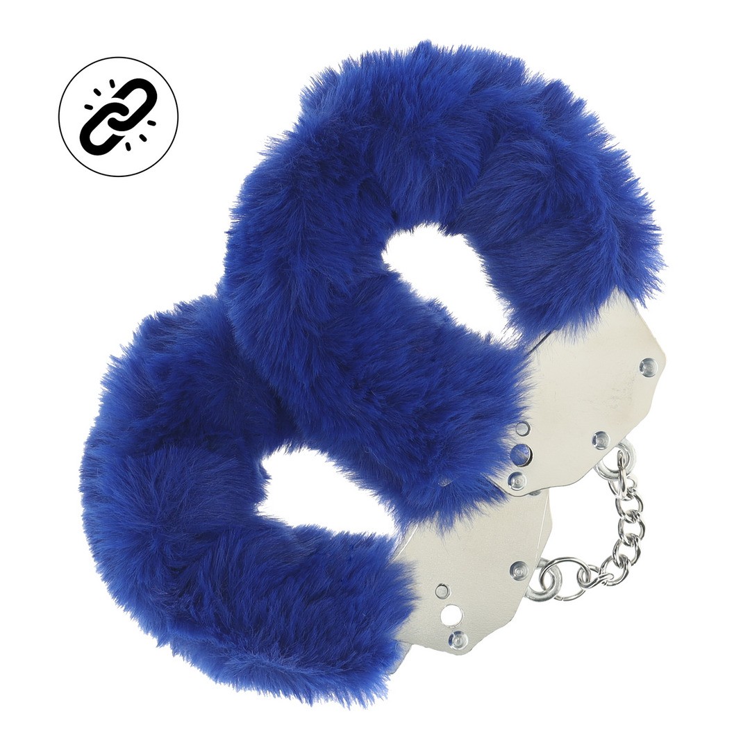 Manette di peluche heavy-duty fluffy navy ouch!