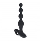 PLUG ANAL VIBRATORIO DE SILICONA CON PERLAS Y MANDO A DISTANCIA NEGRO LEVELZ