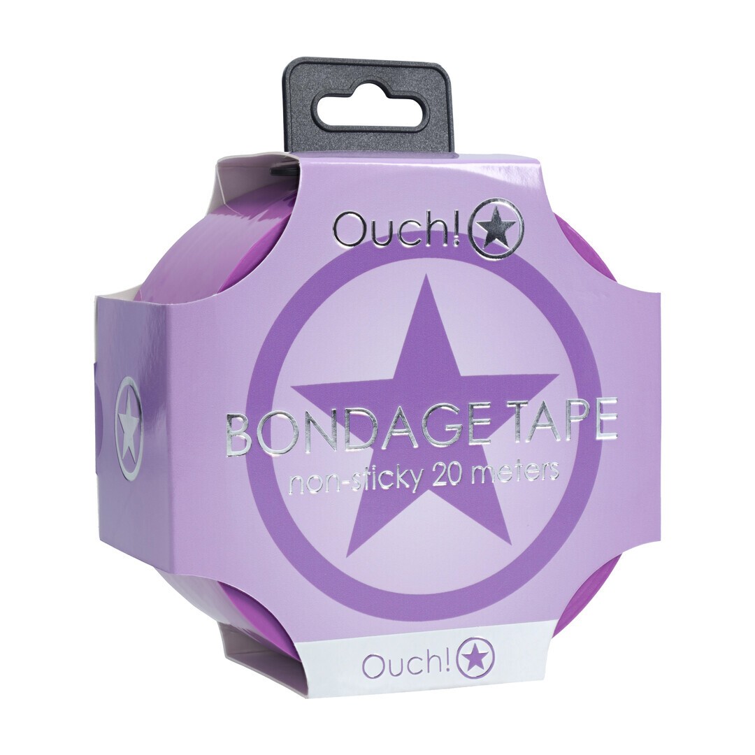 Nastro bondage pvc non-stick 20 m viola ouch!
