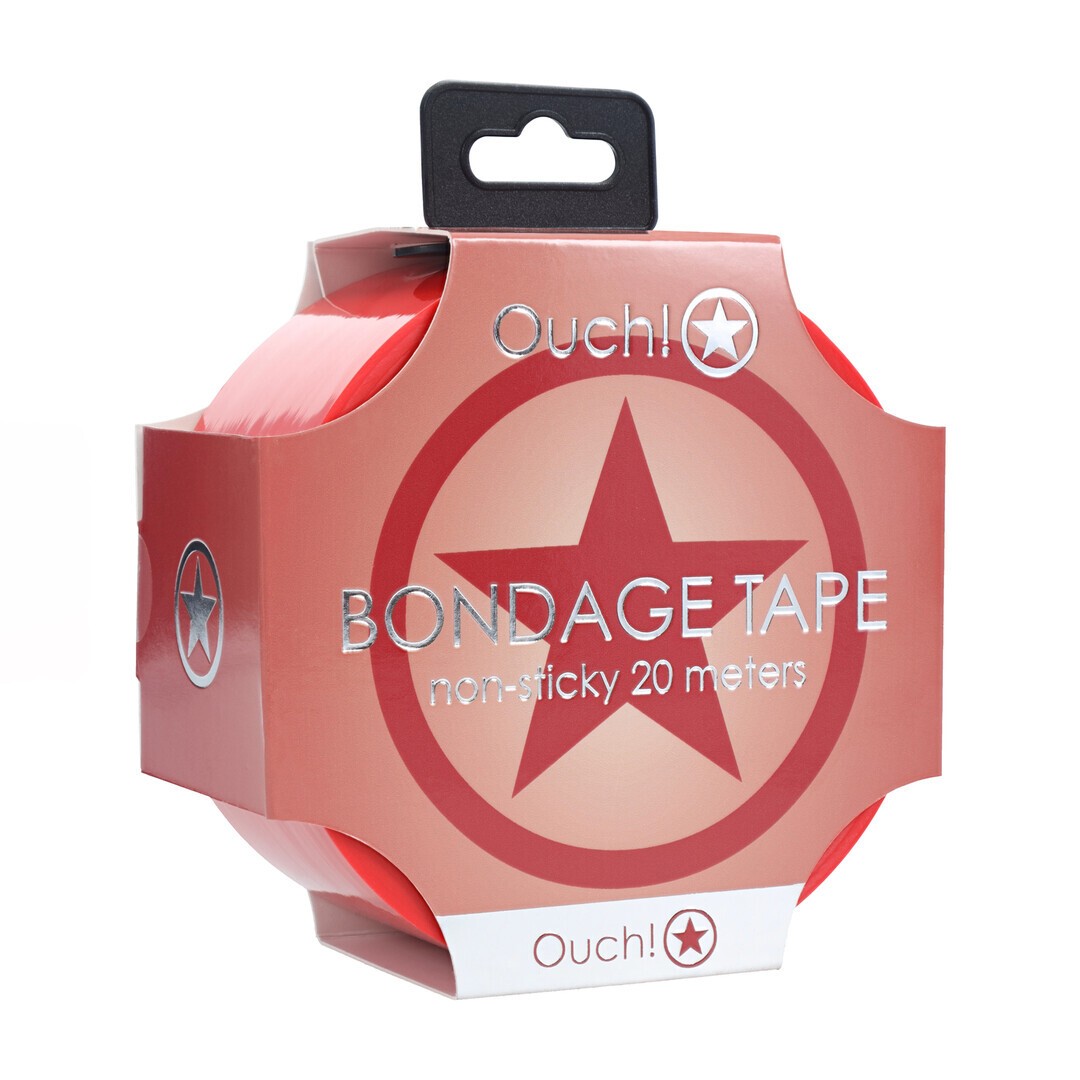 Nastro bondage pvc non-stick 20 m  rosso ouch!