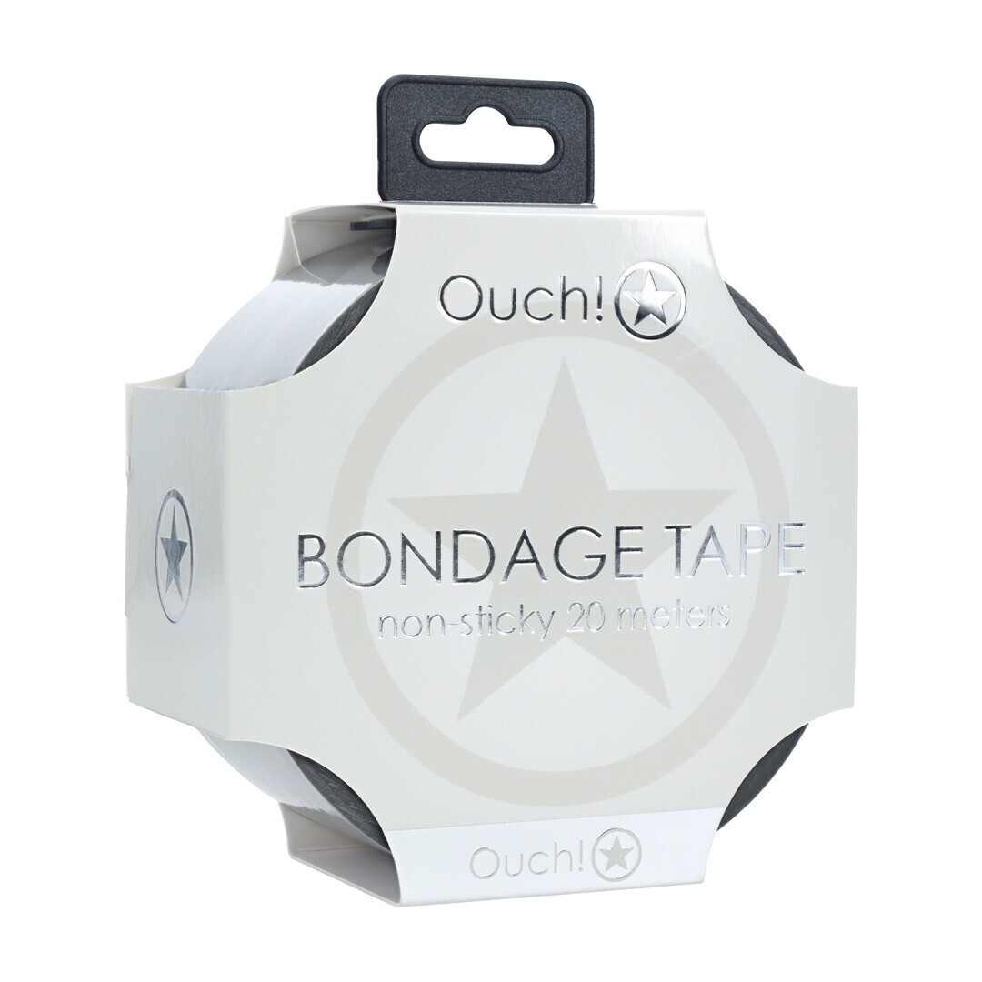 Nastro bondage pvc non-stick 20 m argento ouch!