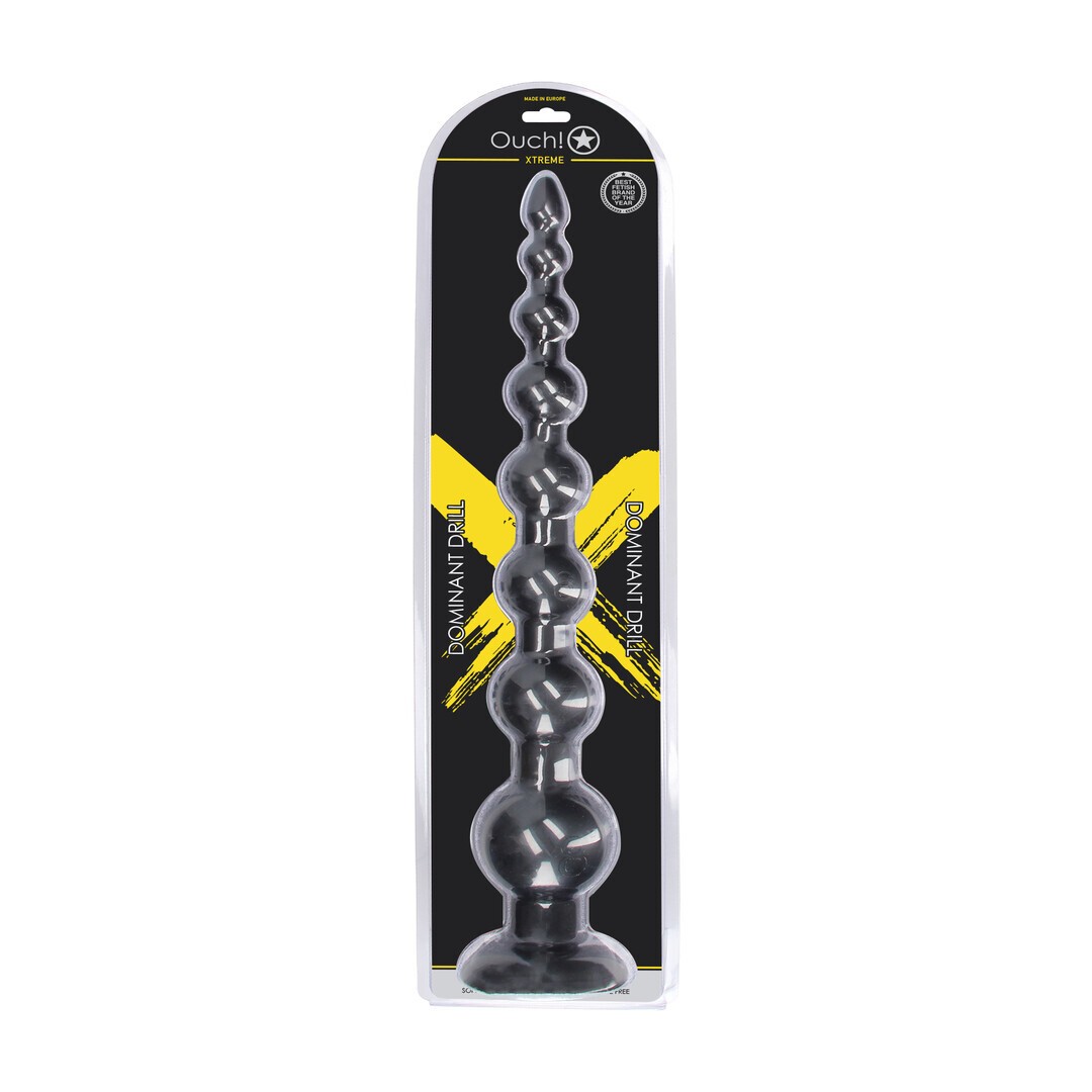 Ouch! – Dominant Drill plug anale XXL 55,5 cm nero Ouch! – Dominant Drill plug anale XXL 55,5 cm nero