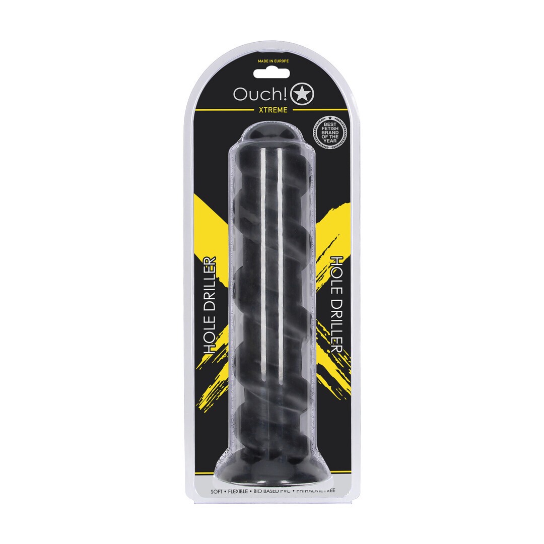 Ouch! – Hole Driller plug anale 31,5 cm nero Ouch! – Hole Driller plug anale 31,5 cm nero