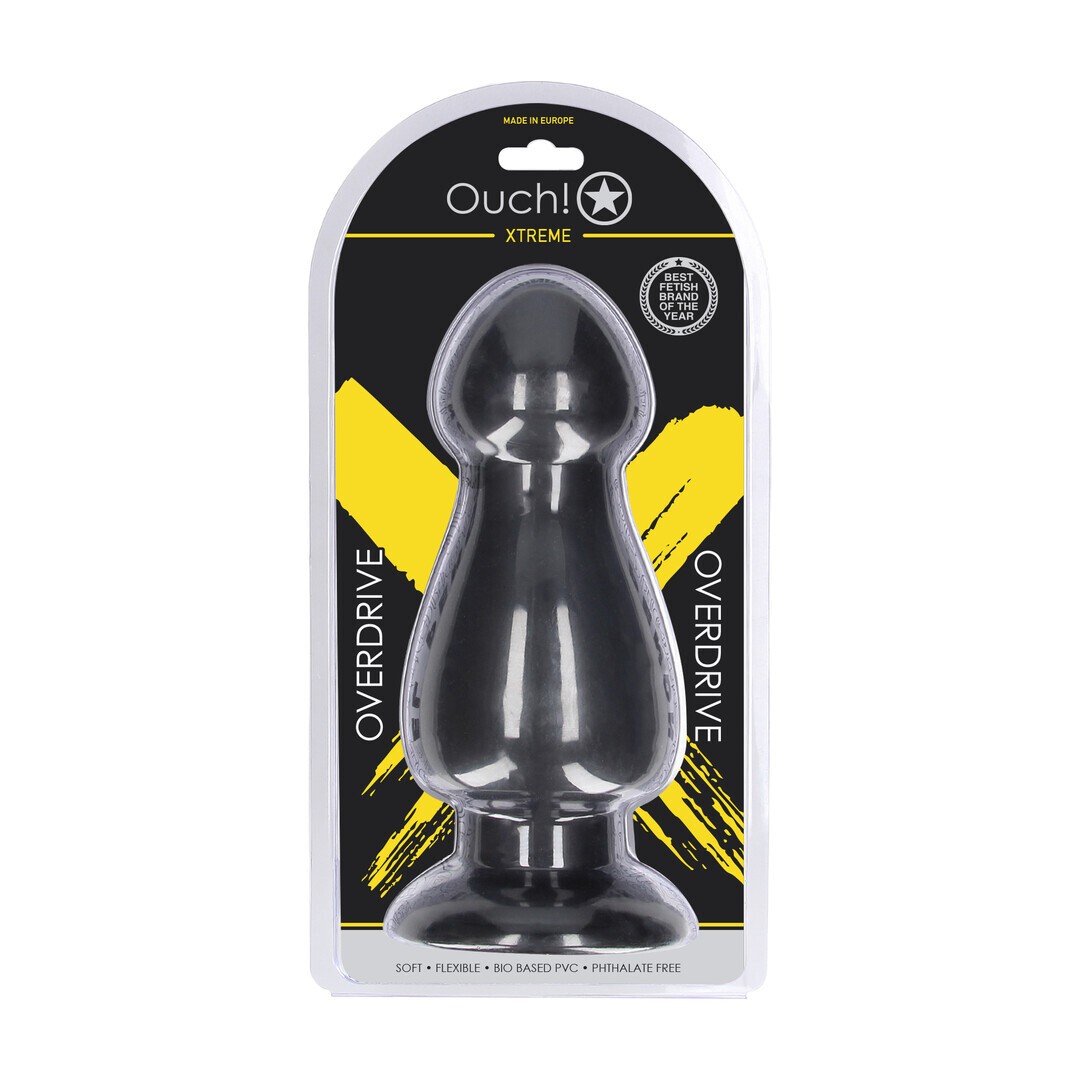 Ouch! – Overdrive plug anale XXL 23,5 cm nero Ouch! – Overdrive plug anale XXL 23,5 cm nero