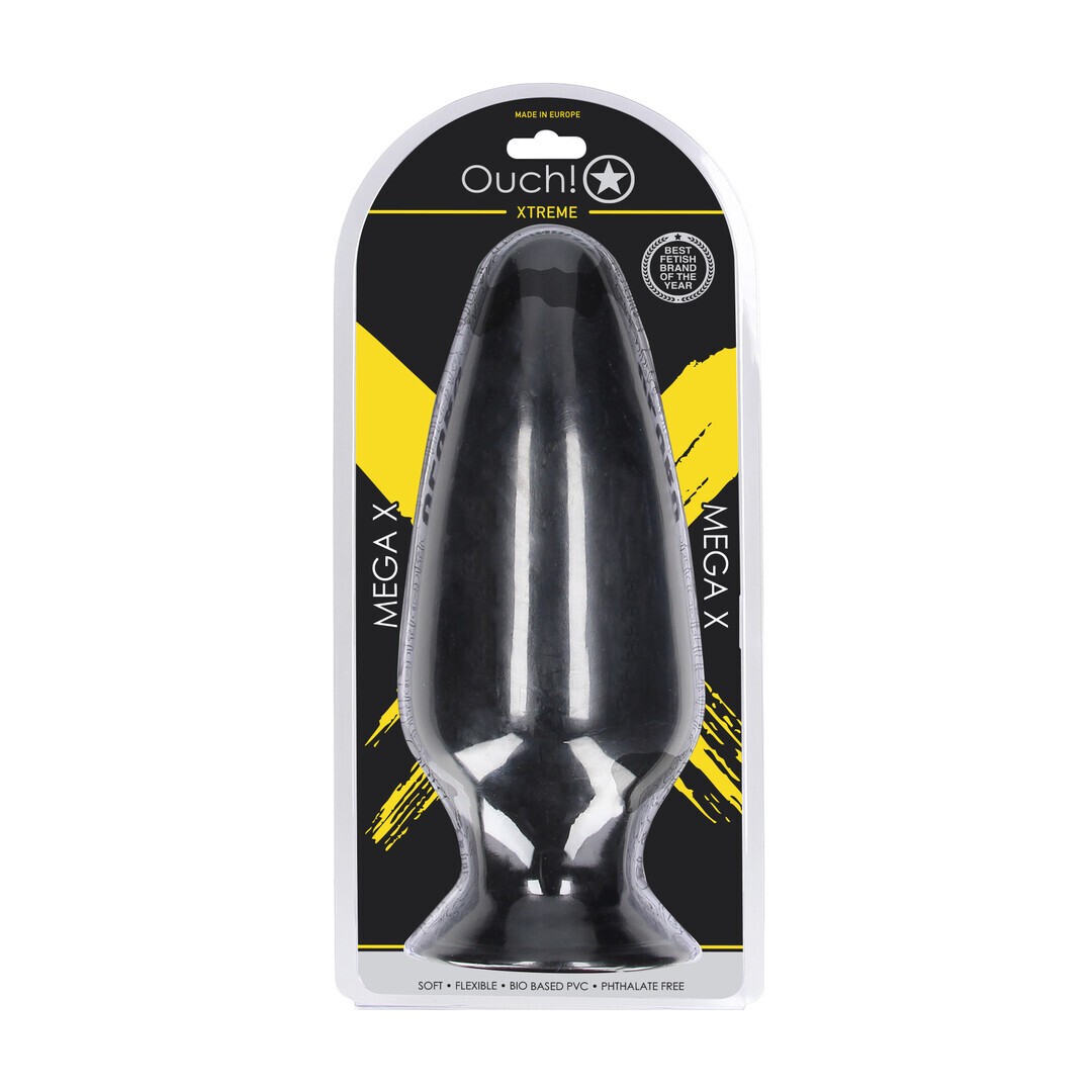 Ouch! – Mega X plug anale XXL 29 cm nero Ouch! – Mega X plug anale XXL 29 cm nero
