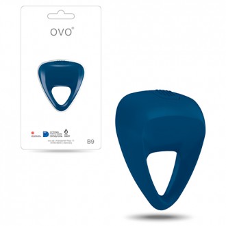 ANILLO VIBRADOR PARA EL PENE B9 OVO AZUL