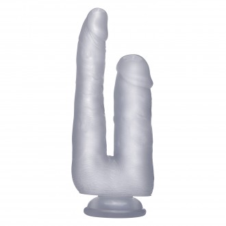 PENE DOBLE REALISTA REALROCK 9” TRANSPARENTE