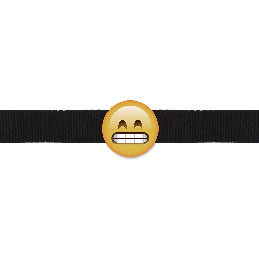 Grinning emogag ball gag