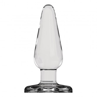 PLUG ANAL EN VIDRIO PLUG & PLAY 3” TRANSPARENTE