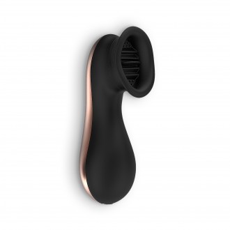 SIMULADOR DE SEXO ORAL RECARGABLE DREAMY ELEGANCE NEGRO