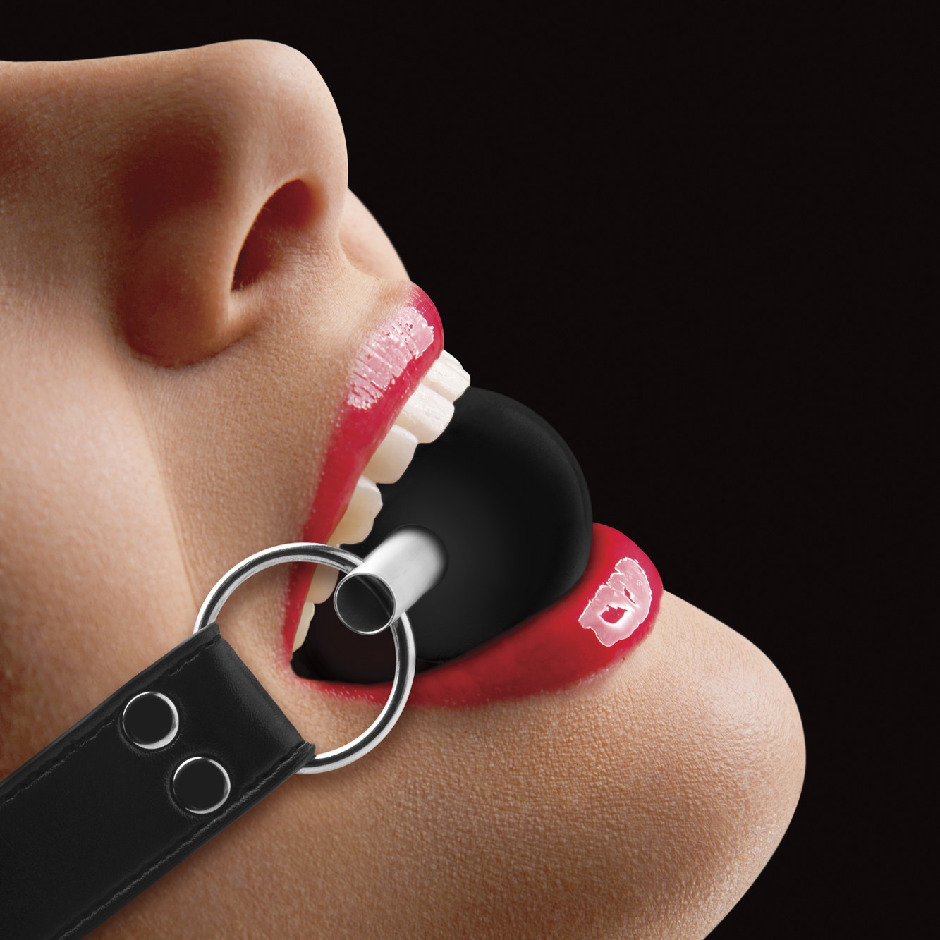 Ouch! solid ball gag black