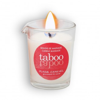 VELA DE MASAJE TABOO PARA ELLA PLAISIR CHARNEL 60GR