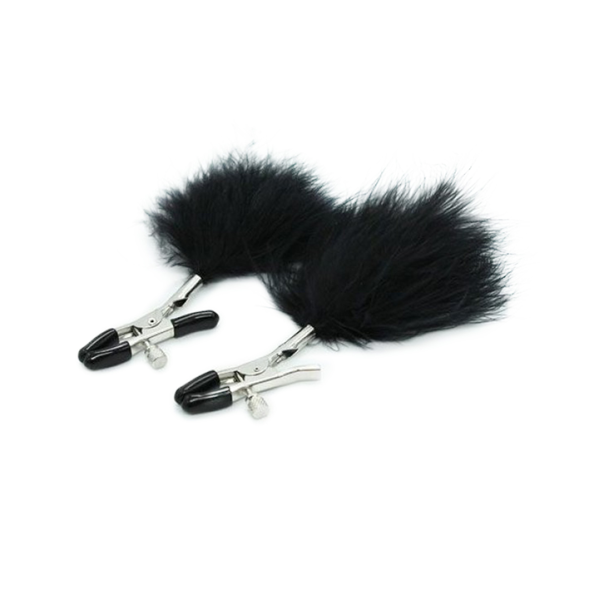 Toyz4lovers nipple clamps with feathers Toyz4lovers nipple clamps with feathers