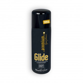 LUBRICANTE DE SILICONA HOT™ GLIDE PREMIUM 50ML