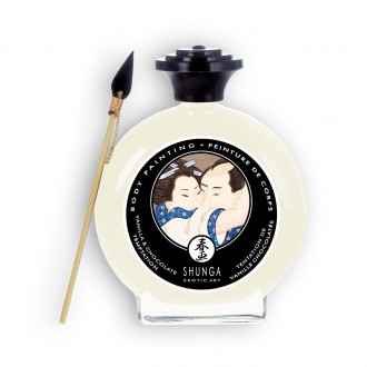 PINTURA CORPORAL SHUNGA CHOCOLATE BLANCO 100ML