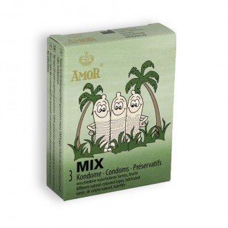 CONDONES MIX 3 UNIDADES