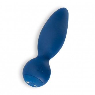 PLUG ANAL VIBRATÓRIO RECARREGÁVEL LITTLE ROCKET ADRIEN LASTIC AZUL