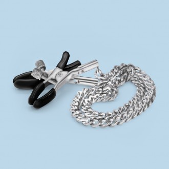 PINZAS PARA PEZONES SILVER NIPPLE CHAIN CLAMPS CRUSHIOUS