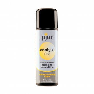LUBRICANTE DE BASE SILICONA PJUR ANALYSE ME! RELAXING ANAL GLIDE 30ML