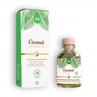 INTT VEGAN COCONUT FLAVOURED MASSAGE GEL 30ML