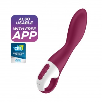 VIBRADOR HEATED THRILL COM APP SATISFYER