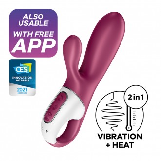 VIBRADOR HOT BUNNY CON APP SATISFYER