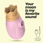 ESTIMULADOR CLITORIANO MONARCH CRUSHIOUS ROSA