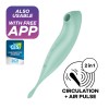 VIBRADOR TWIRLING PRO SATISFYER CON APLICACIÓN CONNECT MENTA