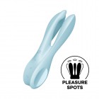VIBRADOR THREESOME 1 AZUL SATISFYER