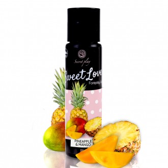 SWEET LOVE MANGO PINEAPPLE FLAVOURED LUBRICANT GEL SECRET PLAY 60ML