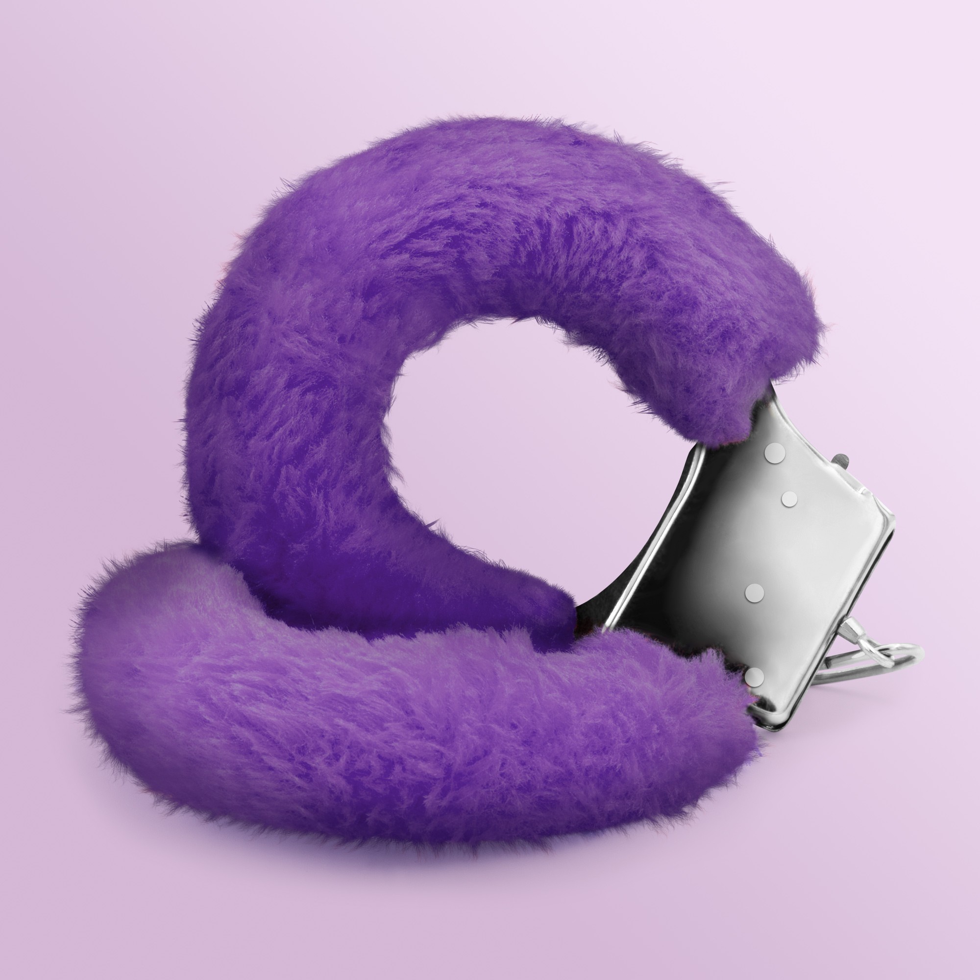 Polsini in peluche love cuffs crushious viola