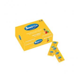 SENSITEX TUTTIFRUTTI CONDOMS 144 UNITS