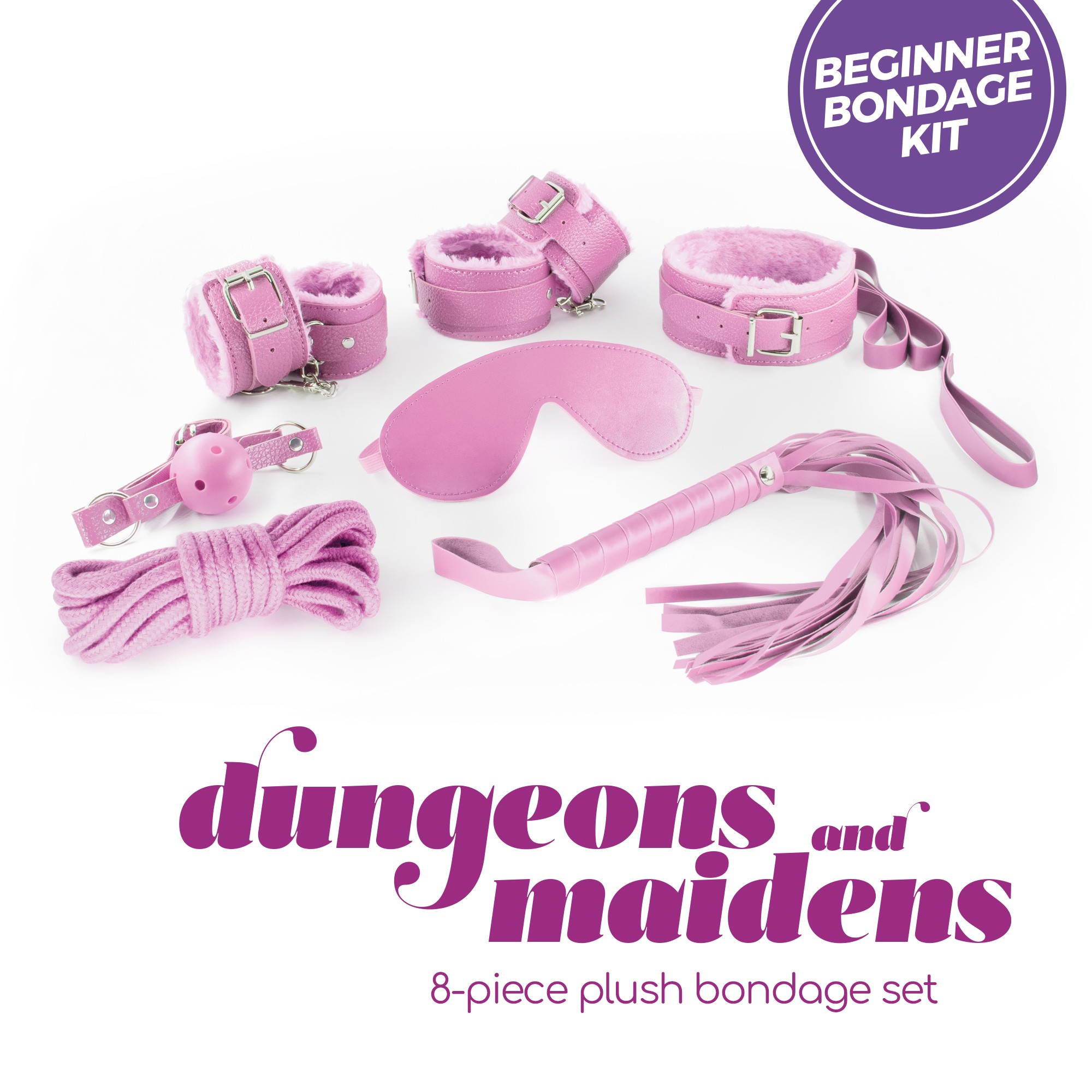 Kit BDSM dungeons & maidens rosa crushious