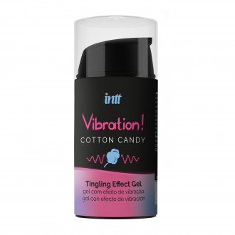 GEL CON VIBRACIÓN VIBRATION ALGODÓN DULCE INTT 15ML