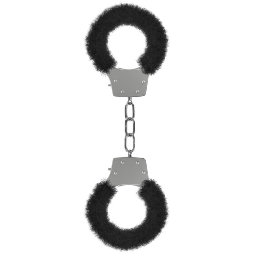 Pleasure furry handcuffs black