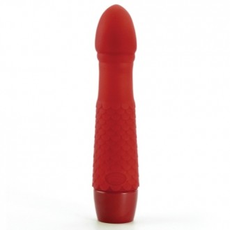 VIBRADOR BRIGIT VERMELHO EMBALAGEM BRANCA