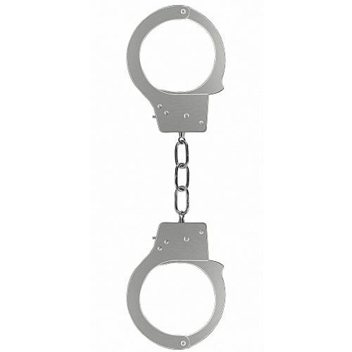 Metal beginner’s handcuffs silver