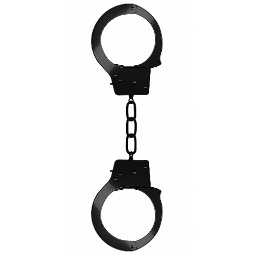 Metal beginner’s handcuffs black