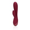 VIBRADOR SMOOTH SILICONE RABBIT DARK CHERRY LOVELINE