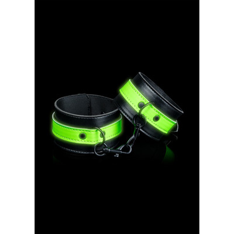 Manette per le caviglie fluorescenti glow in the dark ouch!
